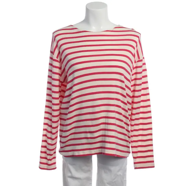 Long Sleeve Shirt in White, Cotton, Closed
