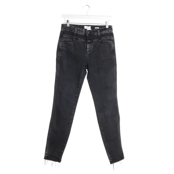 Jeans Slim Fit in Schwarz, Baumwolle, Closed