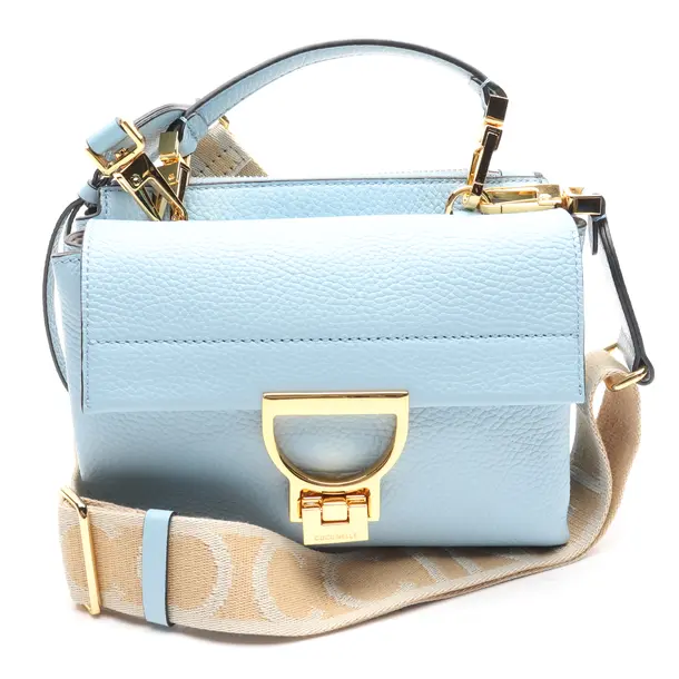 Shoulder Bag in Blue, Leather, Coccinelle