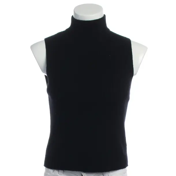Sweater Vest in Black, Cashmere, 360cashmere