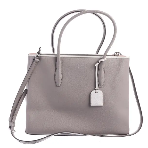 Handtasche in Grau, Leder, Kate Spade New York