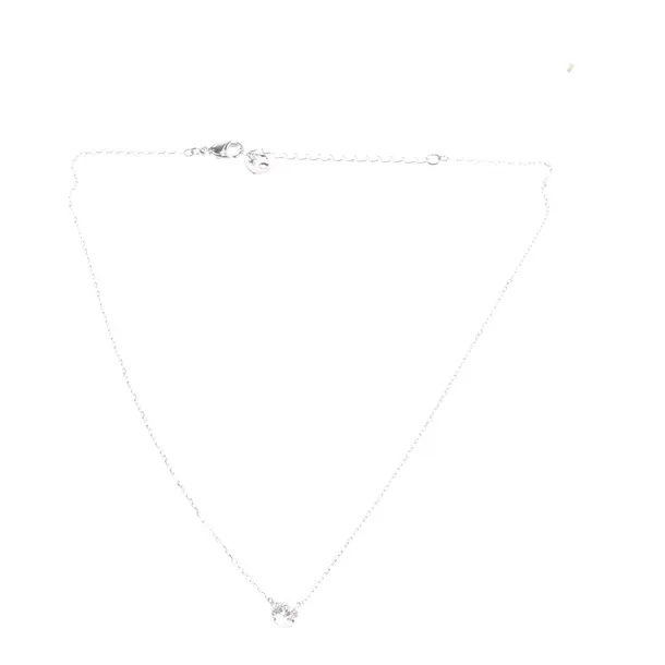 Necklace in Metallic, Other Fibers, Swarovski
