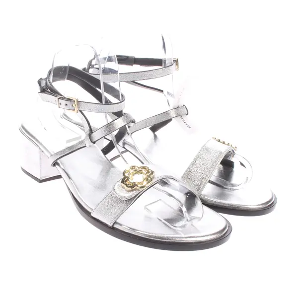 Sandaletten in Metallic, , Maje