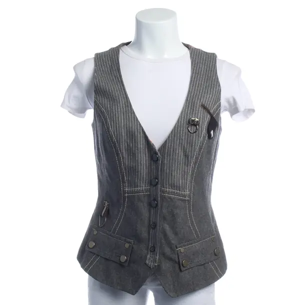 Vest in Gray, Wool, Sportalm