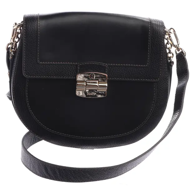 Umhängetasche in Schwarz, Leder, Furla