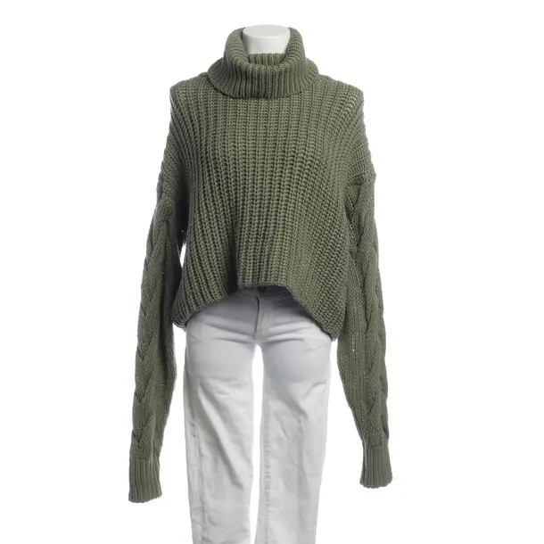 Wollpullover in Grün, Wolle, by Aylin König