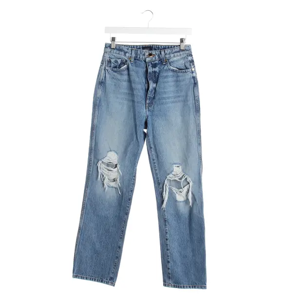 Straight Fit Jeans in Blue, Cotton, Khaite
