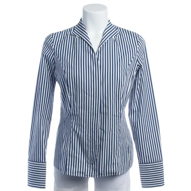 Bluse in Blau, Baumwolle, Van Laack