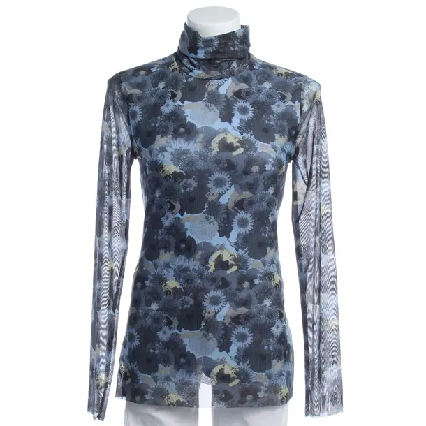 Long Sleeve Shirt in Multicolored, Polyimide, Ganni