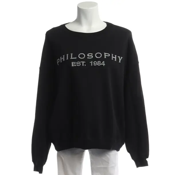 Sweatshirt in Black, Cotton, Philosophy di Lorenzo Serafini
