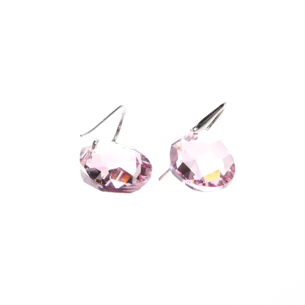 Ohrringe in Metallic, Metall (metallisch, metallisiert), Swarovski