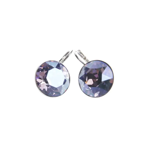 Earrings in Metallic, Metal (metallic, metallized), Swarovski