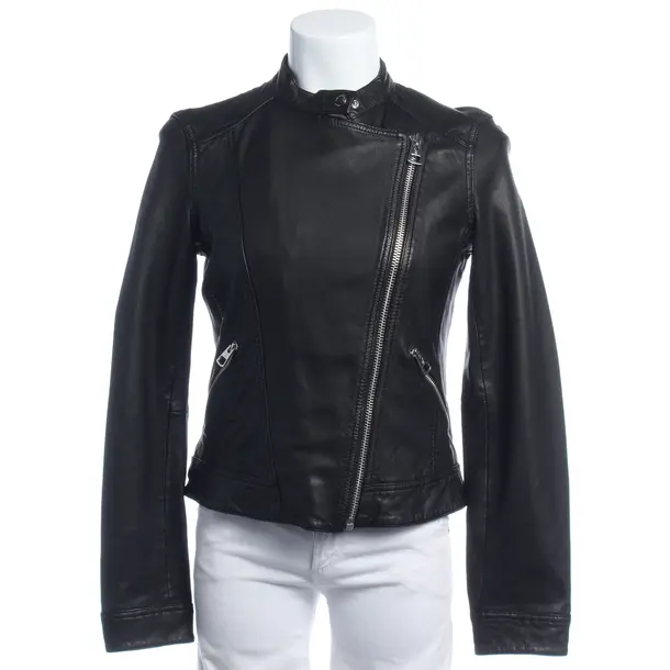Lederjacke in Schwarz, Leder, Marc O'Polo