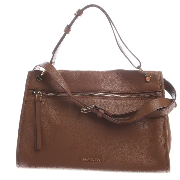 Handbag in Brown, Leather, Bally
