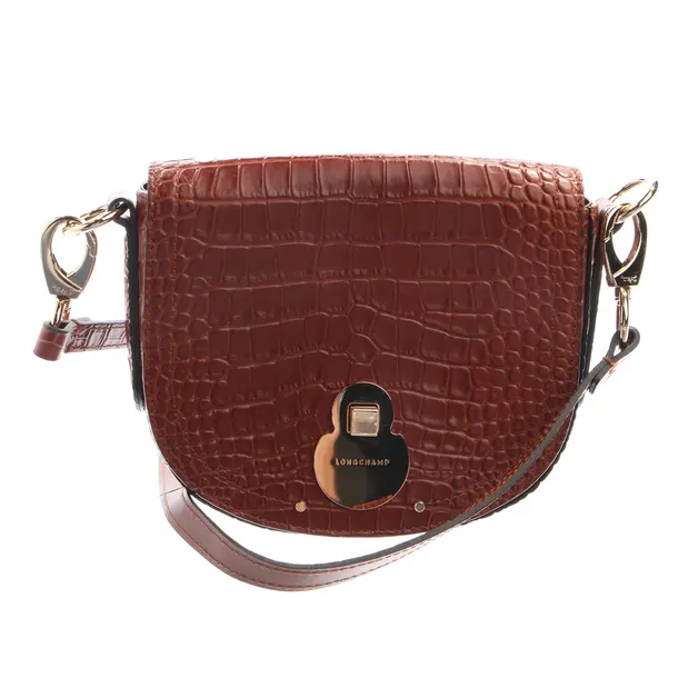 Umhängetasche in Braun, Leder, Longchamp