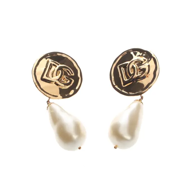 Ohrringe, in Gold, Metall (metallisch, metallisiert), Dolce & Gabbana