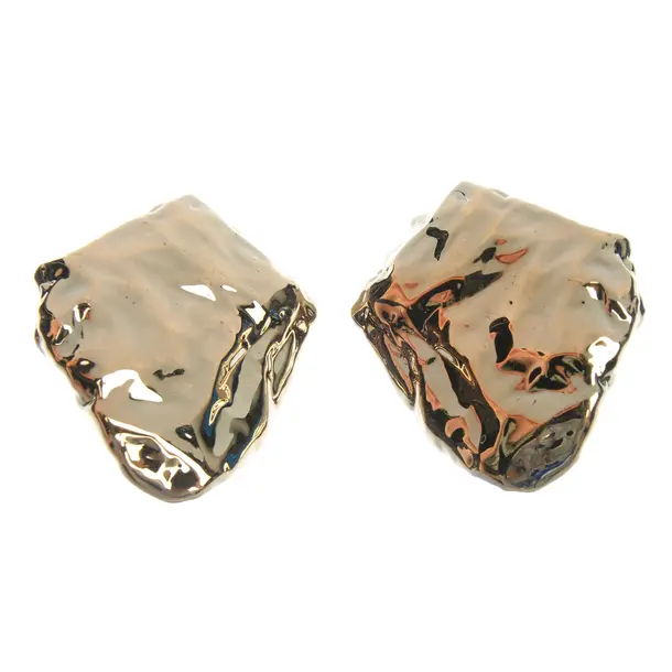 Earrings in Metallic, Metal (metallic, metallized), Dries van Noten