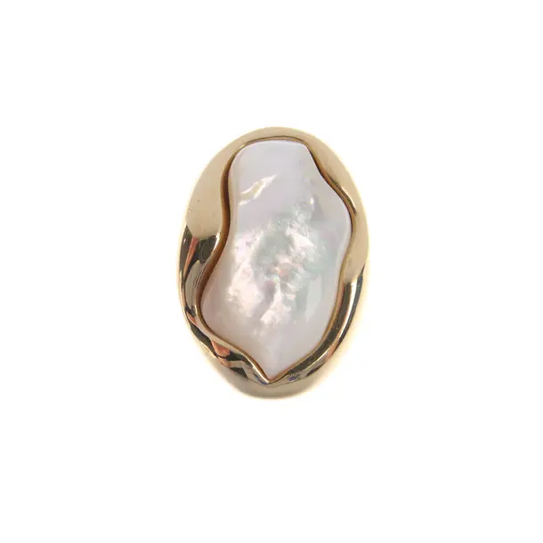 Earring in Metallic, Metal (metallic, metallized), Chloé