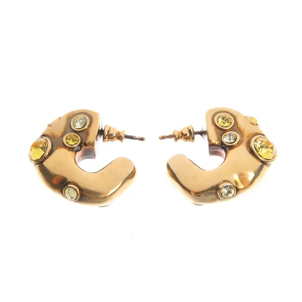 Earrings in Multicolored, Metal (metallic, metallized), Dries van Noten