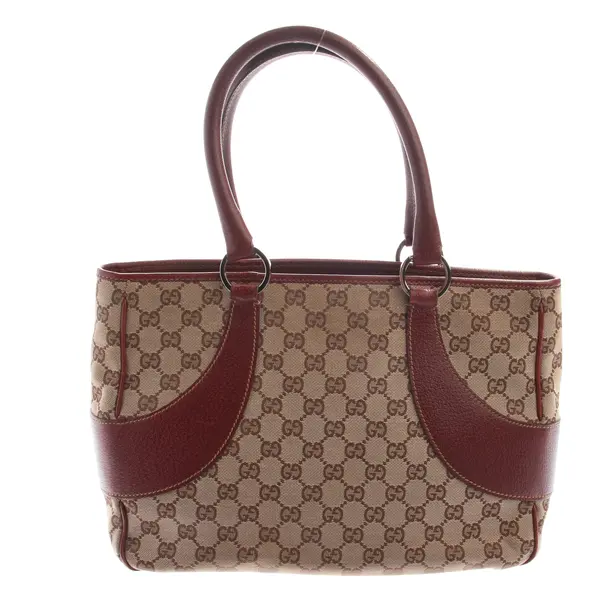 Schultertasche in Braun, Baumwolle, Gucci