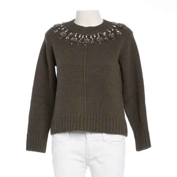 Jumper in Green, Wool, FFC