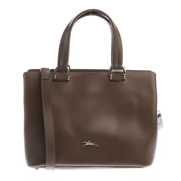 Handbag in Brown, Leather, Longchamp