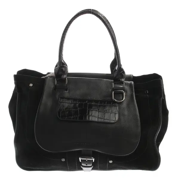 Handbag in Black, Leather, Longchamp