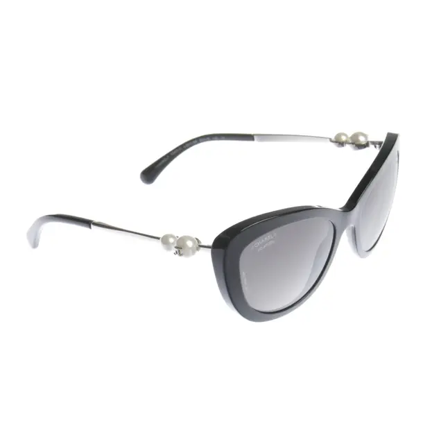 Sonnenbrille in Schwarz, Kunststoff, Chanel