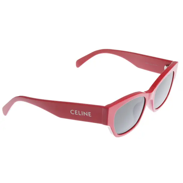 Sonnenbrille in Rot, Kunststoff, Céline