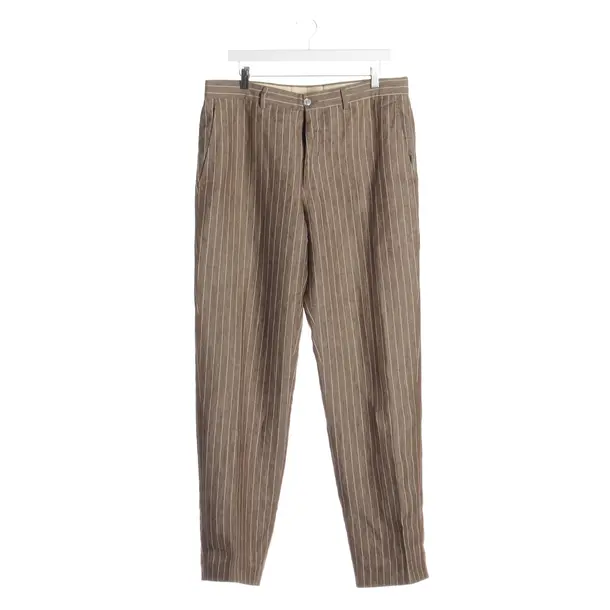 Hose in Braun, Leinen, Etro