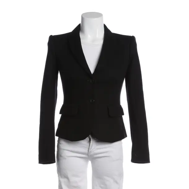 Blazer in Black, Wool, Marc Cain