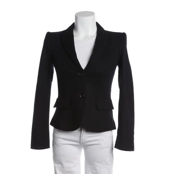 Blazer in Black, Wool, Marc Cain