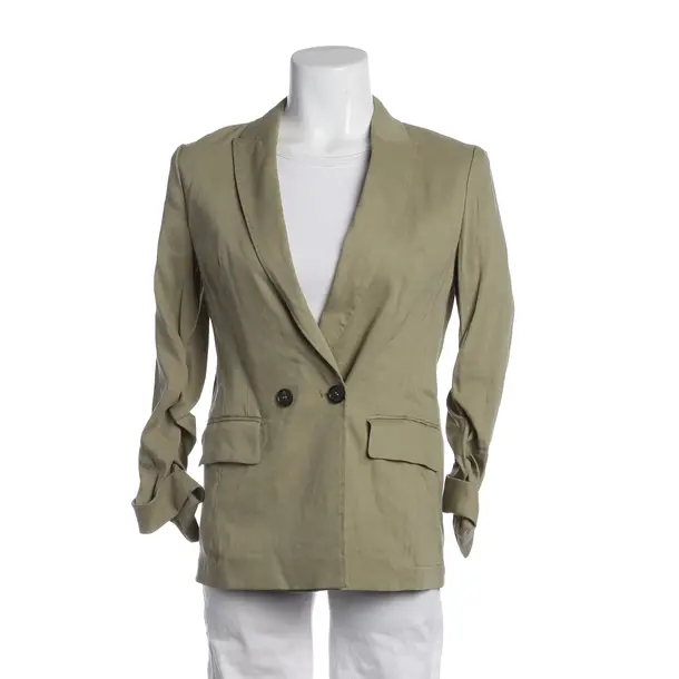 Blazer in Green, Linen, Marc Cain