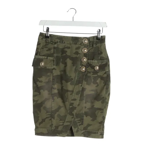 Skirt, in Camouflage, Cotton, Balmain