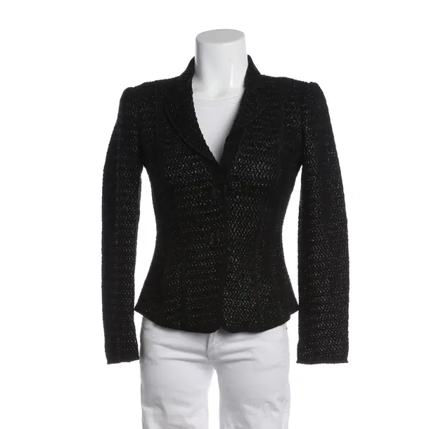 Blazer in Black, Cotton, Marc Cain