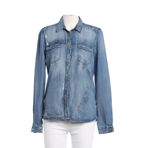 Denim Shirt in Blue, Lyocell, 7 for all mankind