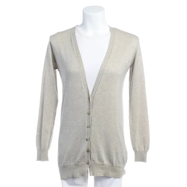 Cardigan in White, Cotton, Fabiana Filippi