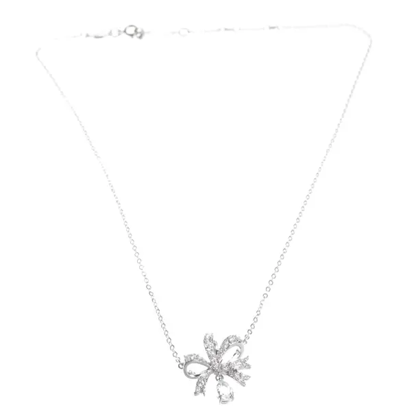 Halskette in Metallic, Metall (metallisch, metallisiert), Swarovski