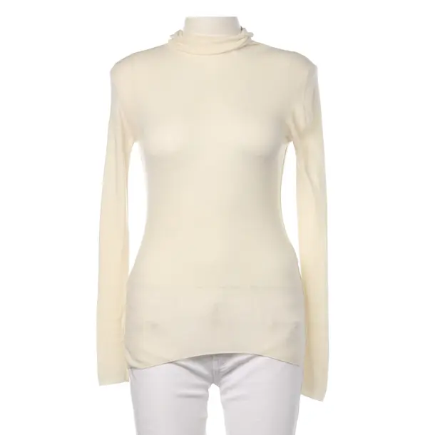 Long Sleeve Shirt in White, Wool, Marc Cain