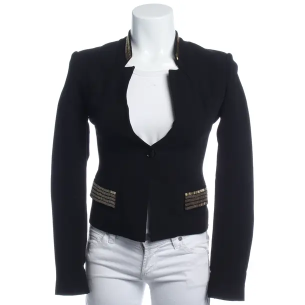 Blazer in Black, Viscose, Patrizia Pepe