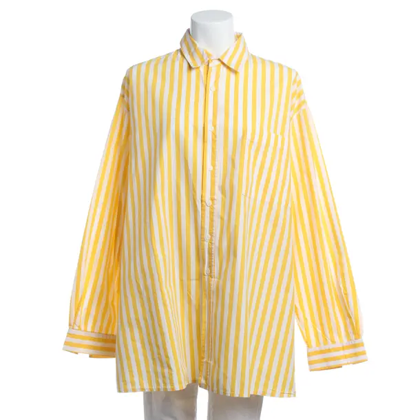 Bluse in Gelb, Baumwolle, Frankie Shop