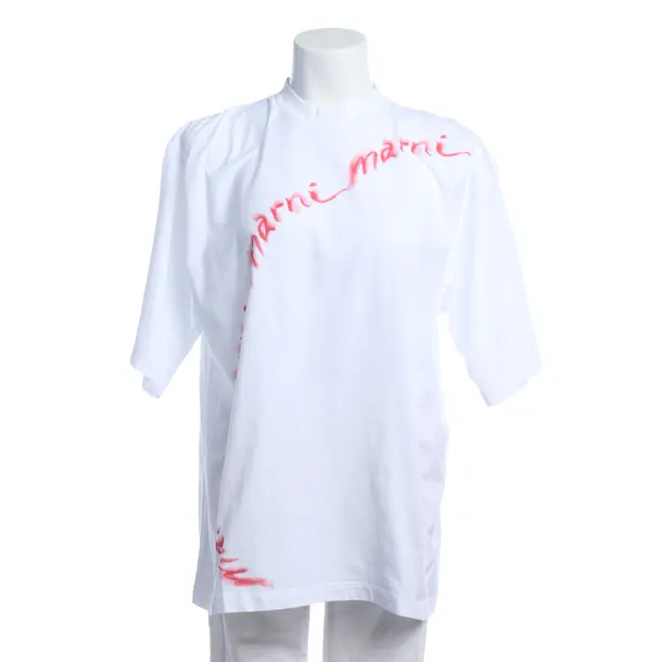 Shirt in Weiß, Baumwolle, Marni