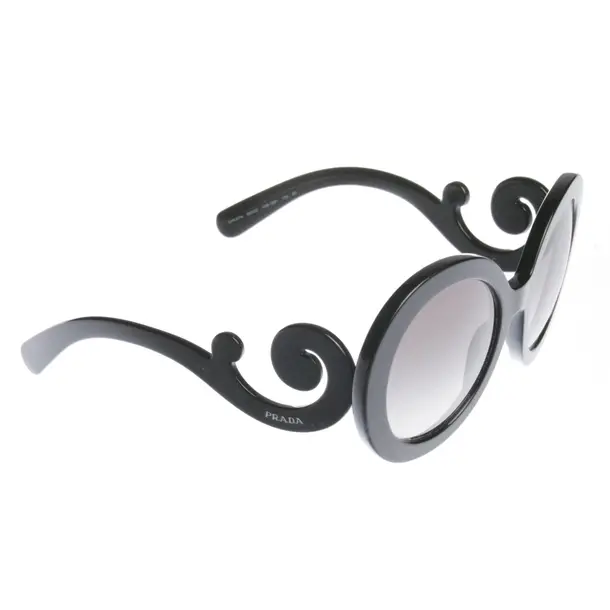 Sunglasses in Black, Synthetic, Prada