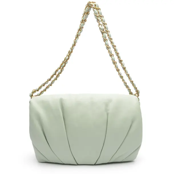 Cross Body Bag in Green, Leather, Les Visionnaires