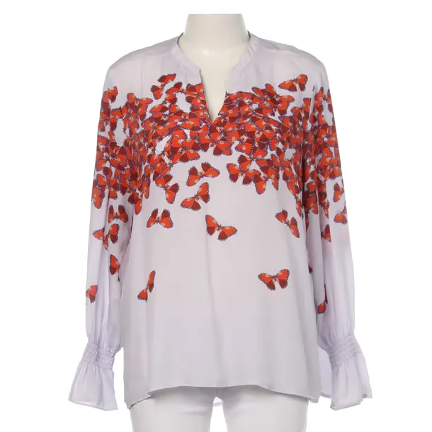 Bluse in Blau, Seide, IVI collection