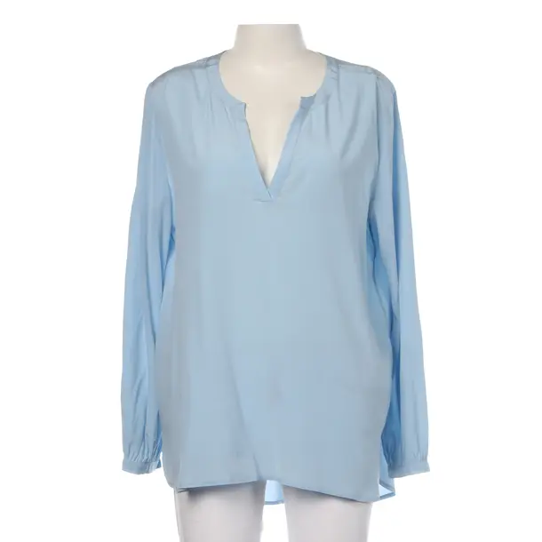 Blouse in Blue, Silk, Jadicted