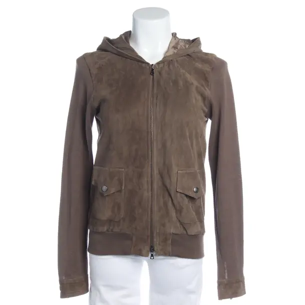 Sommerjacke in Braun, Baumwolle, Roberto Collina
