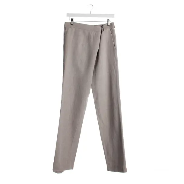 Hose in Grau, Leinen, Victoria Beckham