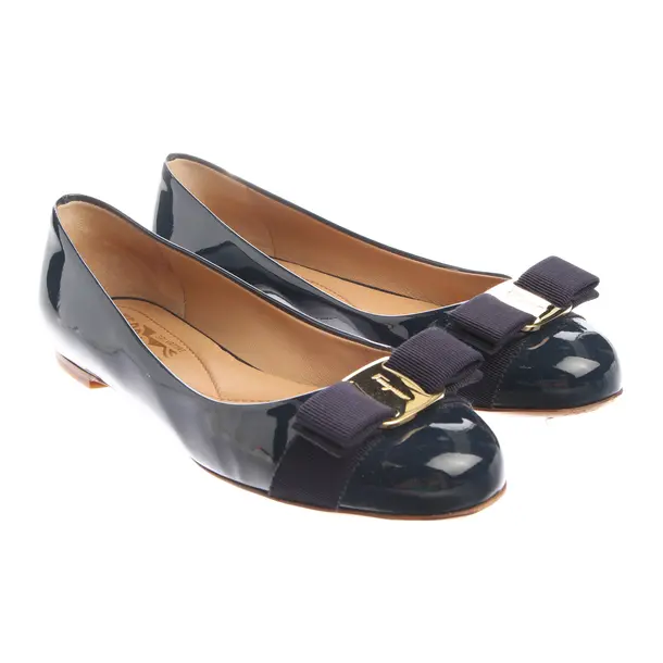Ballet Flats in Blue, , Salvatore Ferragamo