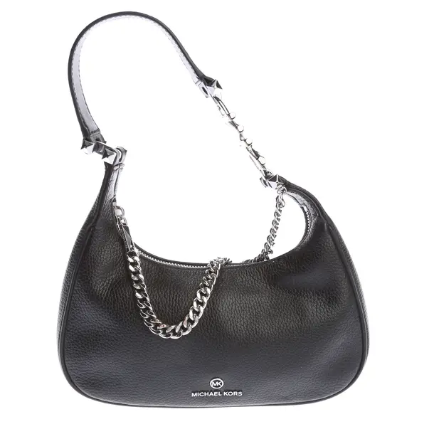 Shoulder Bag in Black, Leather, Michael Kors